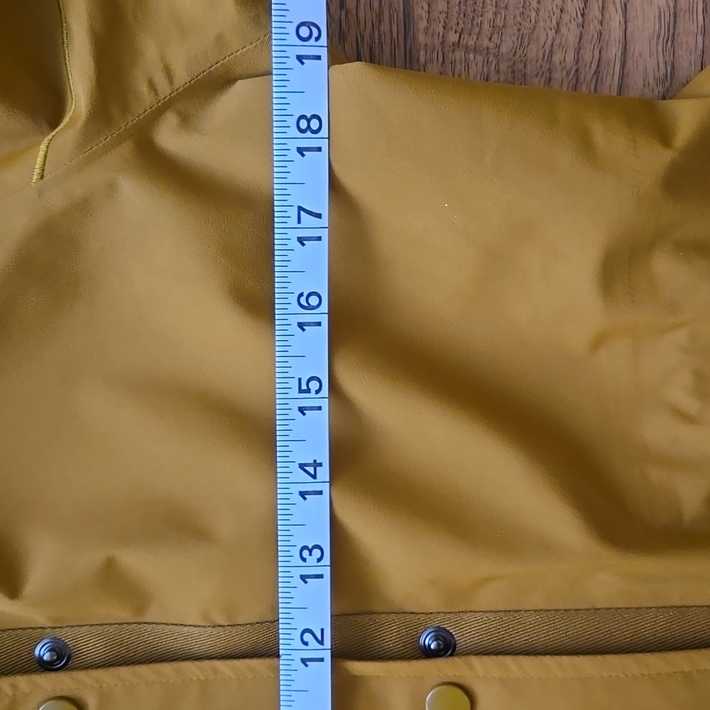 ATHLETA SUTRO RAINOUT TRENCH  HOODED RAIN JACKET COAT XS BRASS YELLOW GOLD - Picture 13 of 15